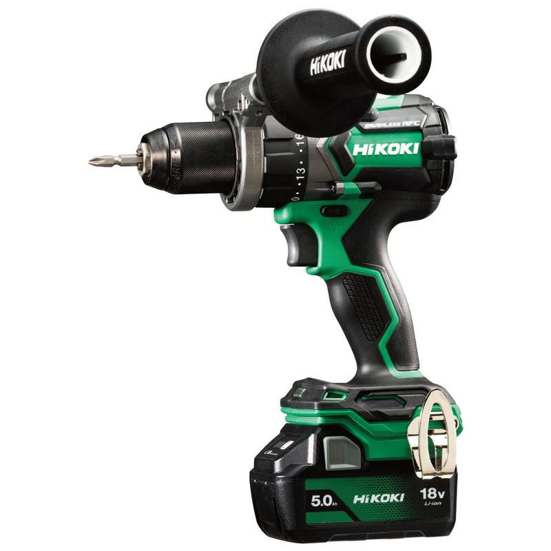 HiKOKI DV18DCJRZ 18V Brushless Combi Drill 140Nm 2 x 5.0Ah Li-Ion - view 2