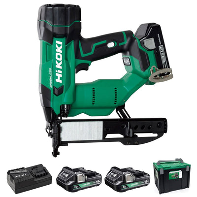 HiKOKI N1804DAJXZ 18V 18GA Narrow Crown Stapler 2 x 2.0Ah Li-Ion