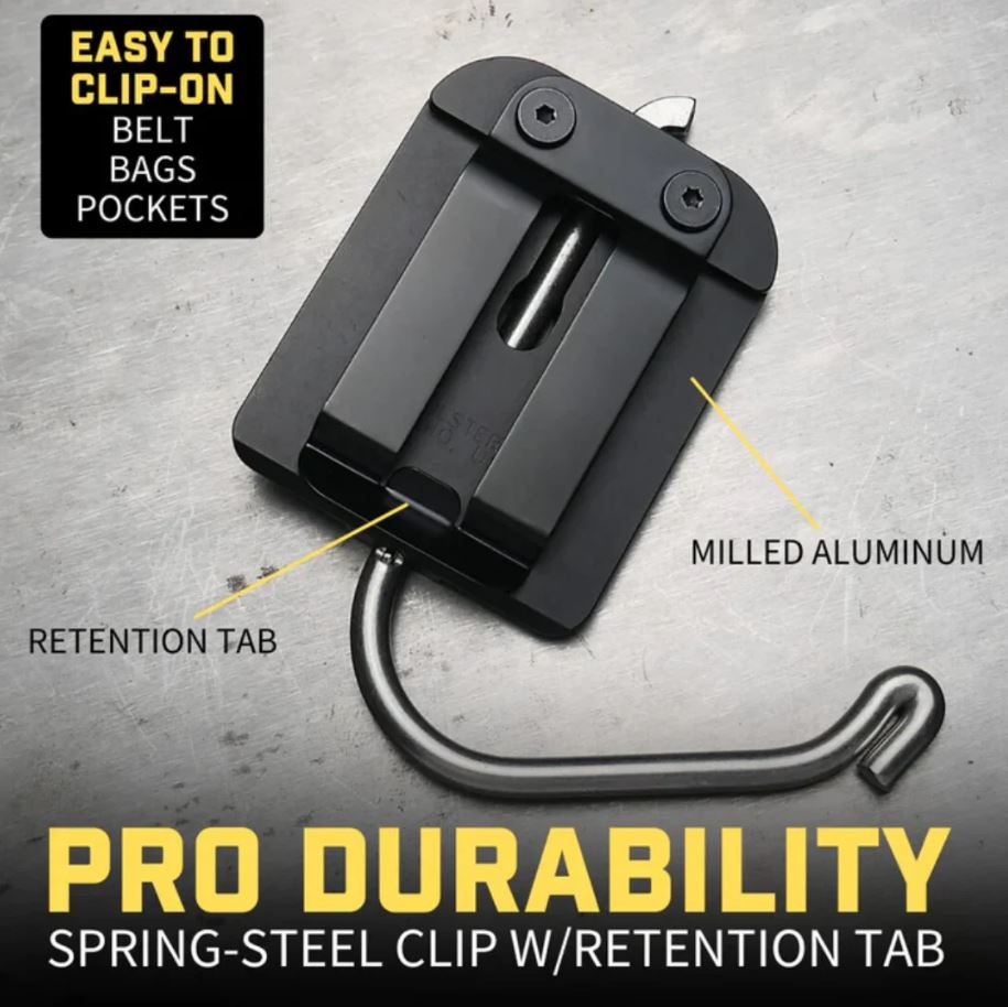 Holstery HookMaster PRO - Utility Hook Holster - HLSTR-HOOK-PRO