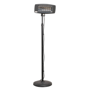 Sealey IFSH2003 Infrared Quartz Patio Heater with Telescopic Floor Stand 2000W/230V
