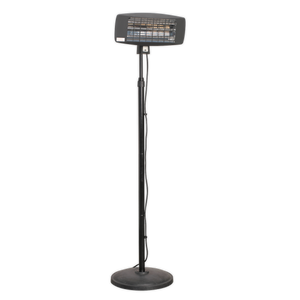 Sealey IFSH2003 Infrared Quartz Patio Heater with Telescopic Floor Stand 2000W/230V