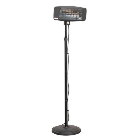 Sealey IFSH2003 Infrared Quartz Patio Heater with Telescopic Floor Stand 2000W/230V