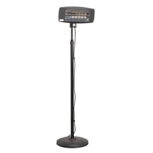 Sealey IFSH2003 Infrared Quartz Patio Heater with Telescopic Floor Stand 2000W/230V