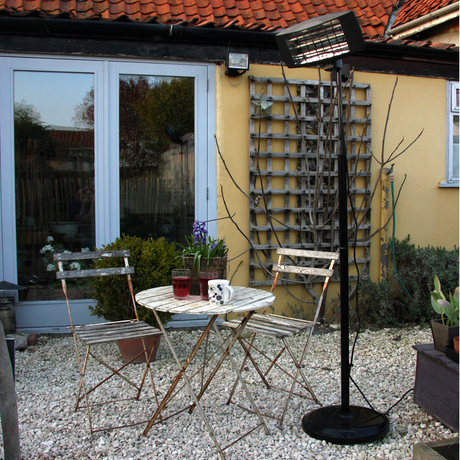 Sealey IFSH2003 Infrared Quartz Patio Heater with Telescopic Floor Stand 2000W/230V - additional view 2
