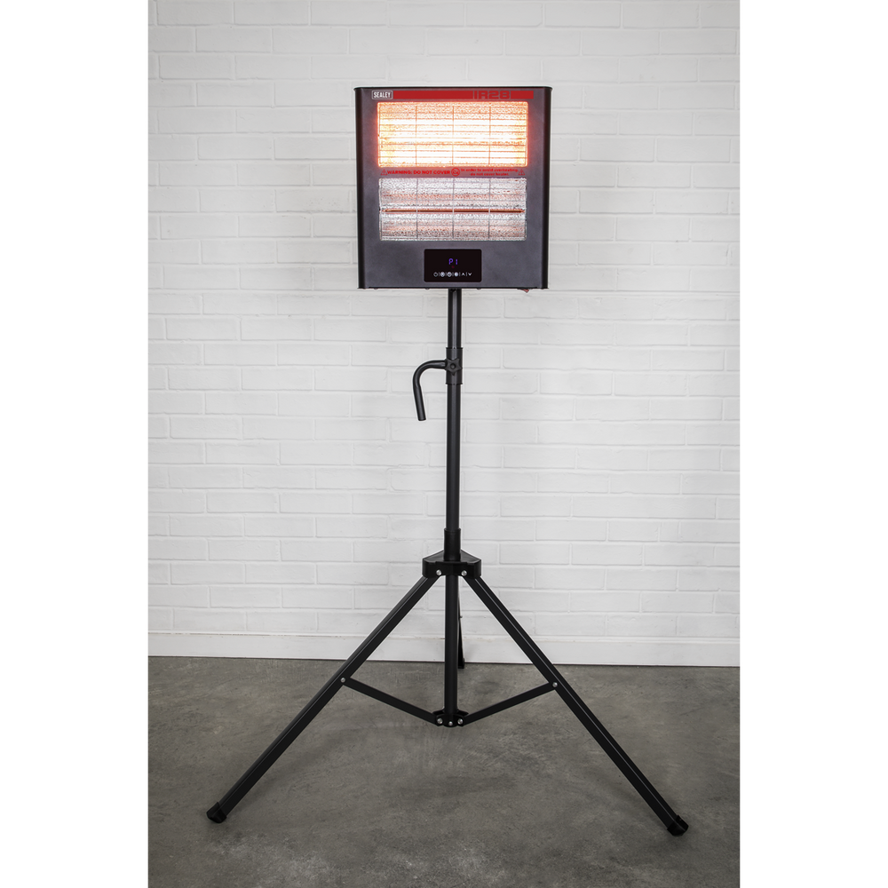 Sealey IR28CT Infrared Quartz Heater with Tripod Stand 1.4/2.8kW/230V - additional view 7