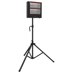 Sealey IR28CT Infrared Quartz Heater with Tripod Stand 1.4/2.8kW/230V