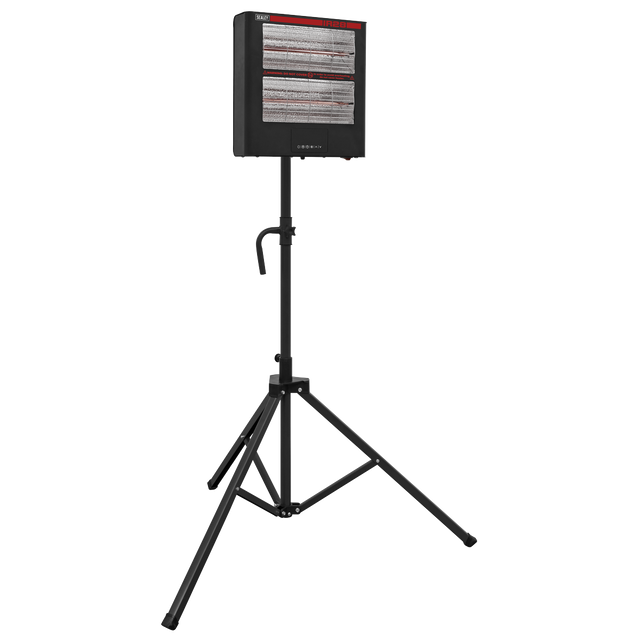 Sealey IR28CT Infrared Quartz Heater with Tripod Stand 1.4/2.8kW/230V