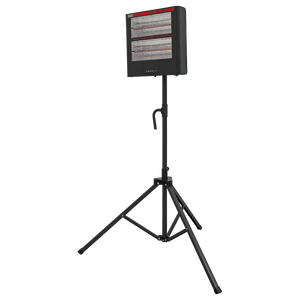 Sealey IR28CT Infrared Quartz Heater with Tripod Stand 1.4/2.8kW/230V - additional view 3