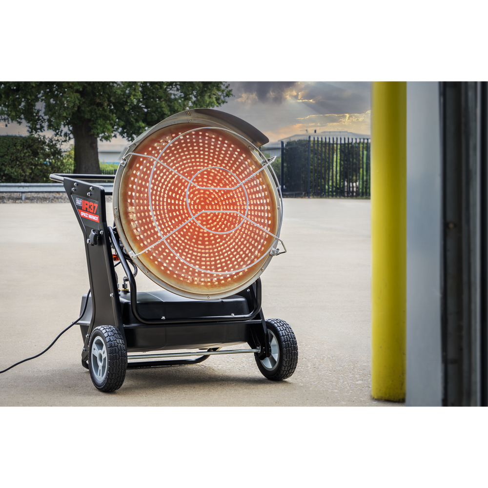 Sealey IR37 Space Warmer® Infrared Kerosene/Diesel Heater with Wheels 136,000Btu/hr - additional view 6