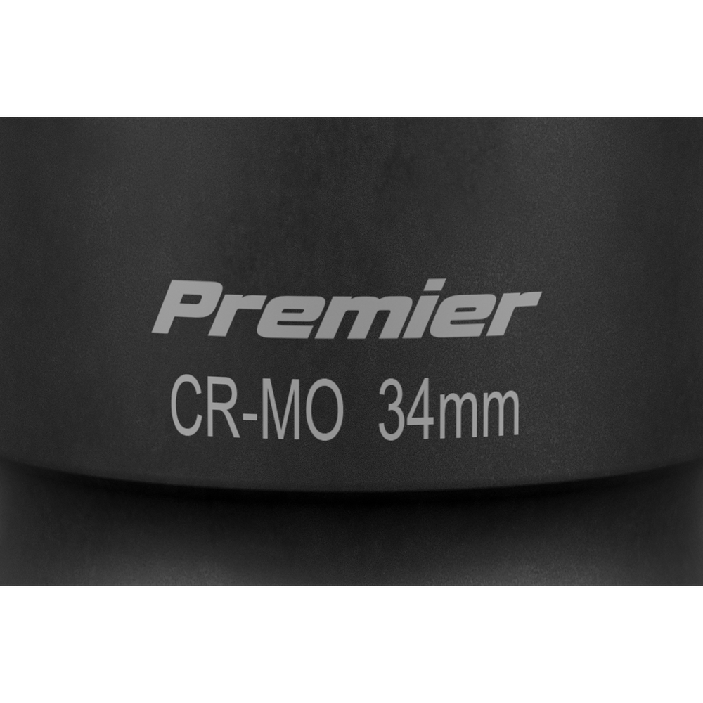 Sealey IS134 Premier Impact Socket 1"Sq Drive 34mm - additional view 3