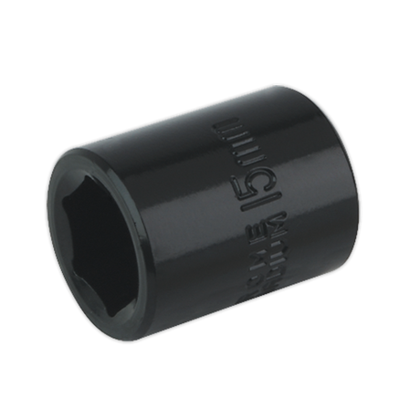 Sealey IS3815 Premier Impact Socket 3/8"Sq Drive 15mm