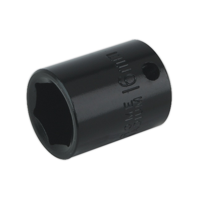 Sealey IS3816 Premier Impact Socket 3/8"Sq Drive 16mm