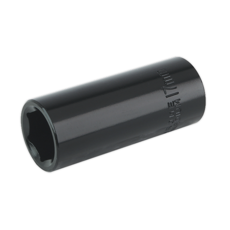 Sealey IS3817D Premier Deep Impact Socket 3/8"Sq Drive 17mm