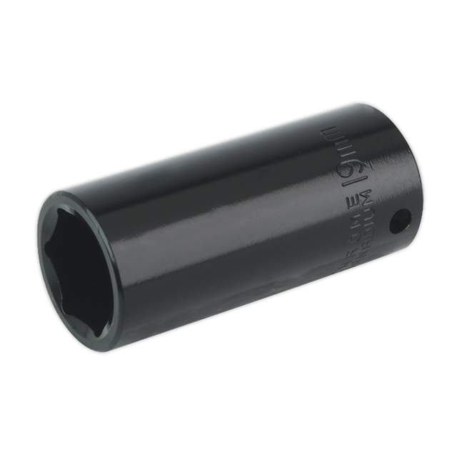 Sealey IS3819D Premier Deep Impact Socket 3/8"Sq Drive 19mm