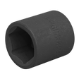 Sealey IS3819 Premier Impact Socket 3/8"Sq Drive 19mm