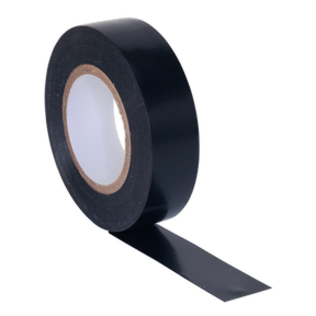 Sealey ITBLK10 PVC Insulating Tape 19mm x 20m, Black - Pack of 10