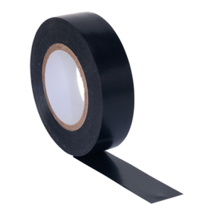 Sealey ITBLK10 PVC Insulating Tape 19mm x 20m, Black - Pack of 10