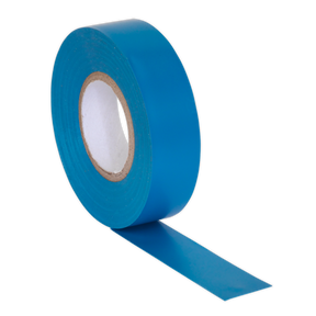Sealey ITBLU10 PVC Insulating Tape 19mm x 20m, Blue - Pack of 10