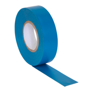 Sealey ITBLU10 PVC Insulating Tape 19mm x 20m, Blue - Pack of 10