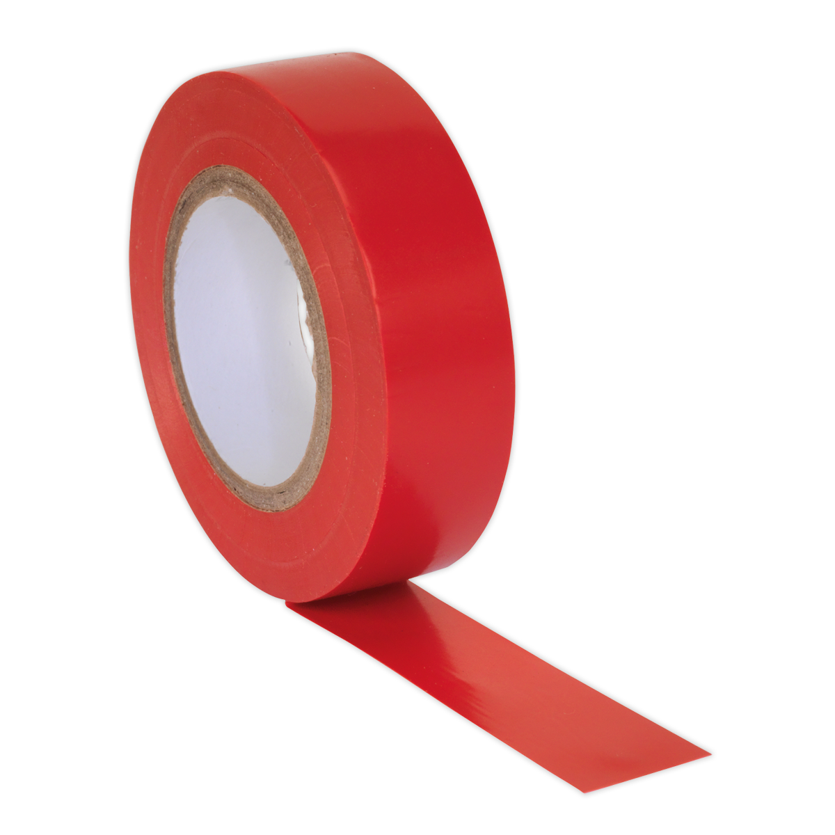 Sealey ITRED10 PVC Insulating Tape 19mm x 20m, Red - Pack of 10