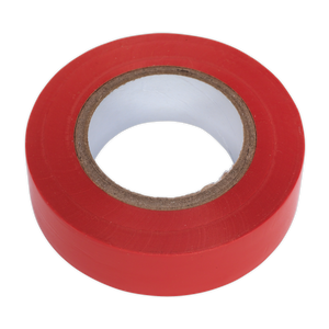 Sealey ITRED10 PVC Insulating Tape 19mm x 20m, Red - Pack of 10 - additional view 3
