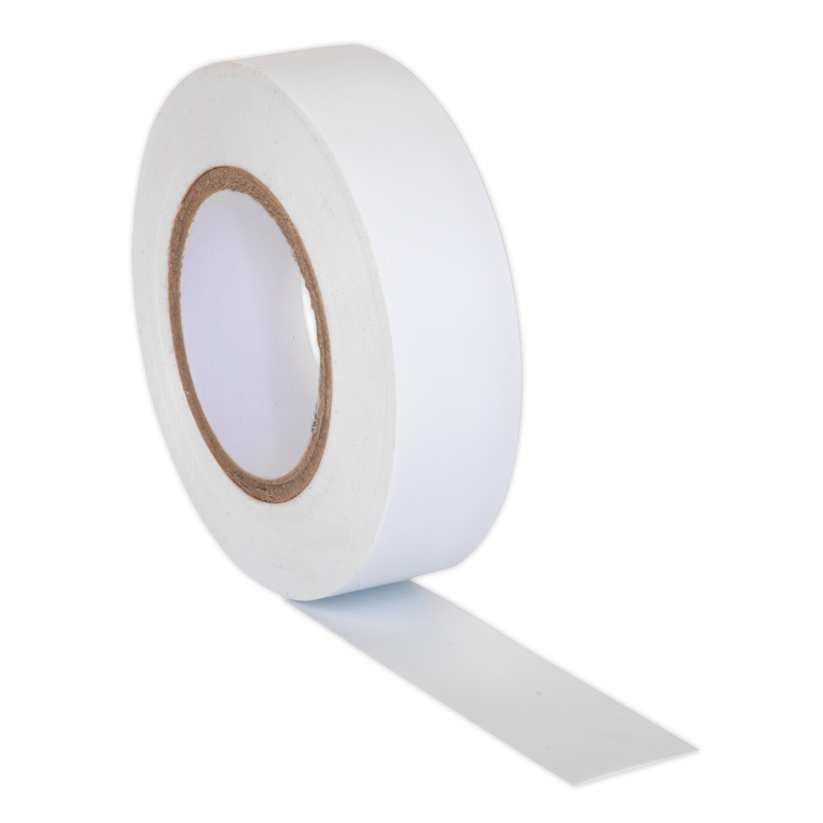 Sealey ITWHT10 PVC Insulating Tape 19mm x 20m, White - Pack of 10