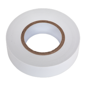 Sealey ITWHT10 PVC Insulating Tape 19mm x 20m, White - Pack of 10 - additional view 2