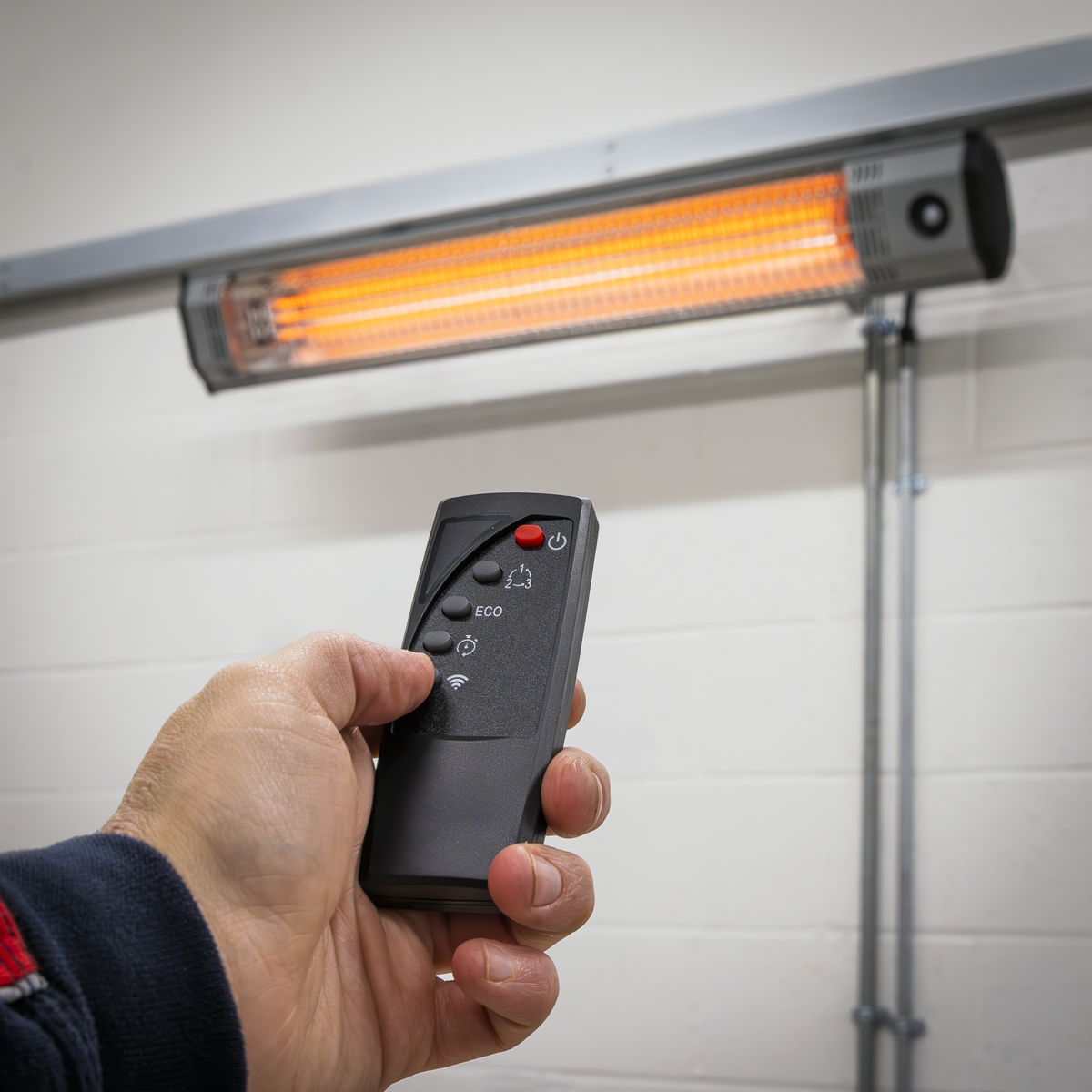 Sealey IWMH6000R High Efficiency Wall Mounting Infrared Short Wave Heater 6000W/230V - additional view 6
