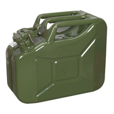 Sealey JC10G Jerry Can 10L - Green