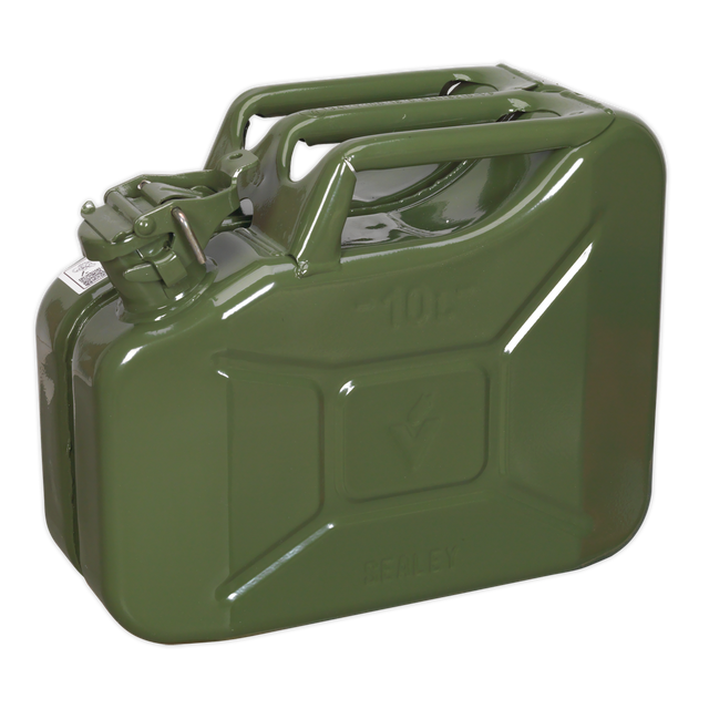 Sealey JC10G Jerry Can 10L - Green