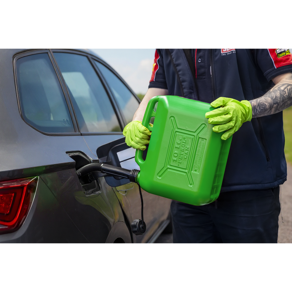 Sealey JC10PG Fuel Can 10L - Green - additional view 5