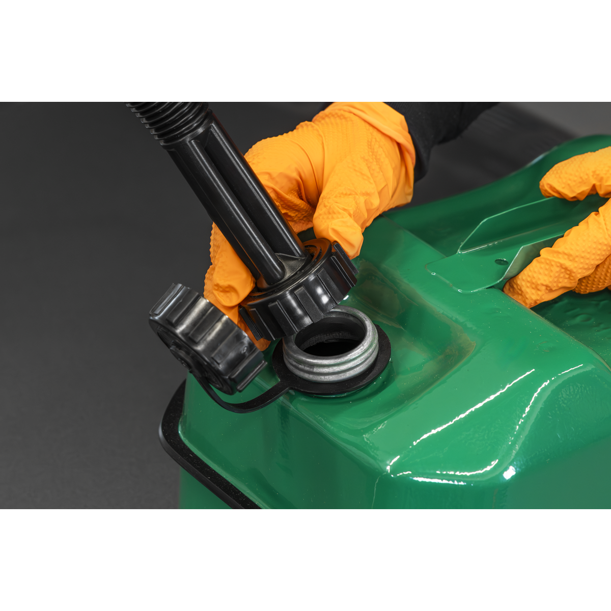 Sealey JC10RG Jerry Can 10L - Green - additional view 5