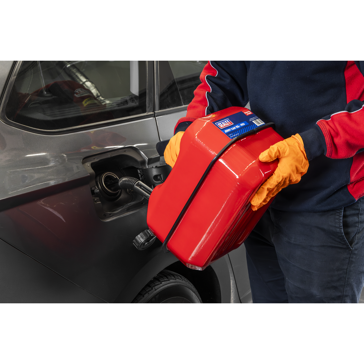 Sealey JC10RR Jerry Can 10L - Red - additional view 5