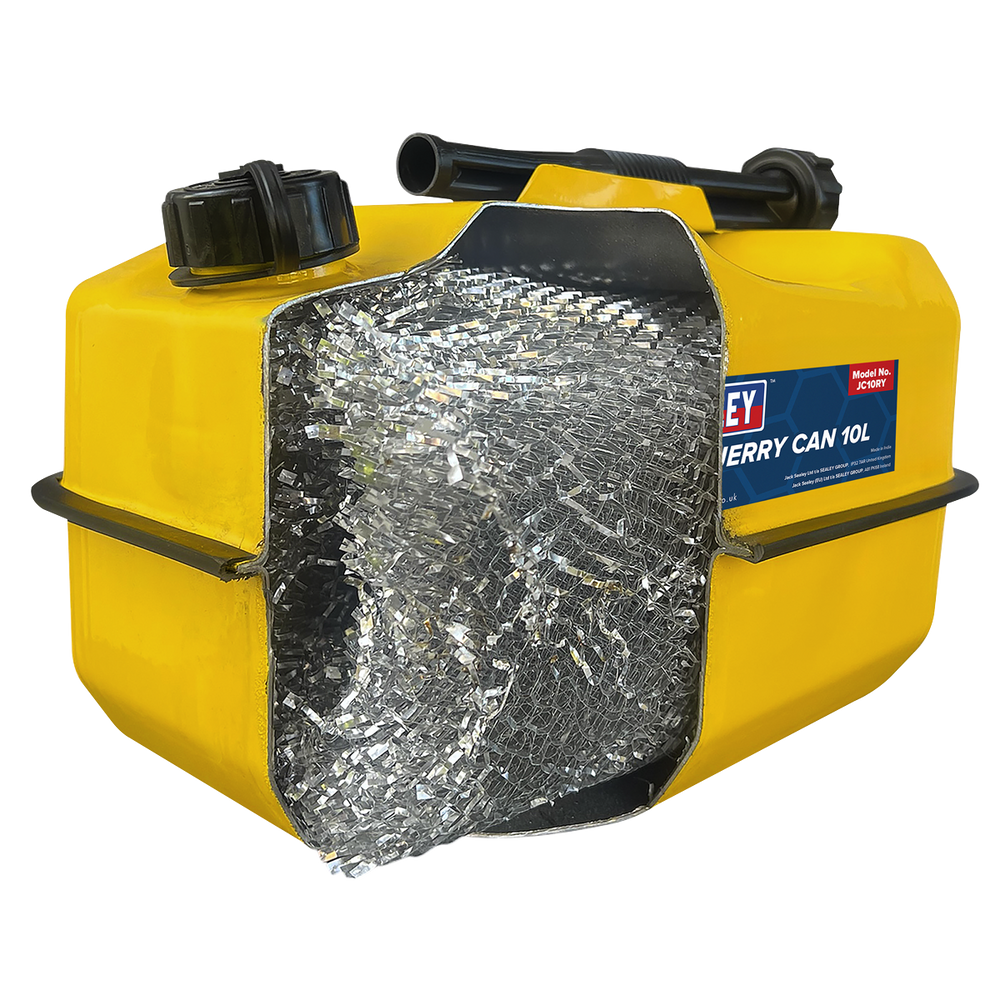 Sealey JC10RY Explosive-Safe Jerry Can 10L - Yellow - additional view 7