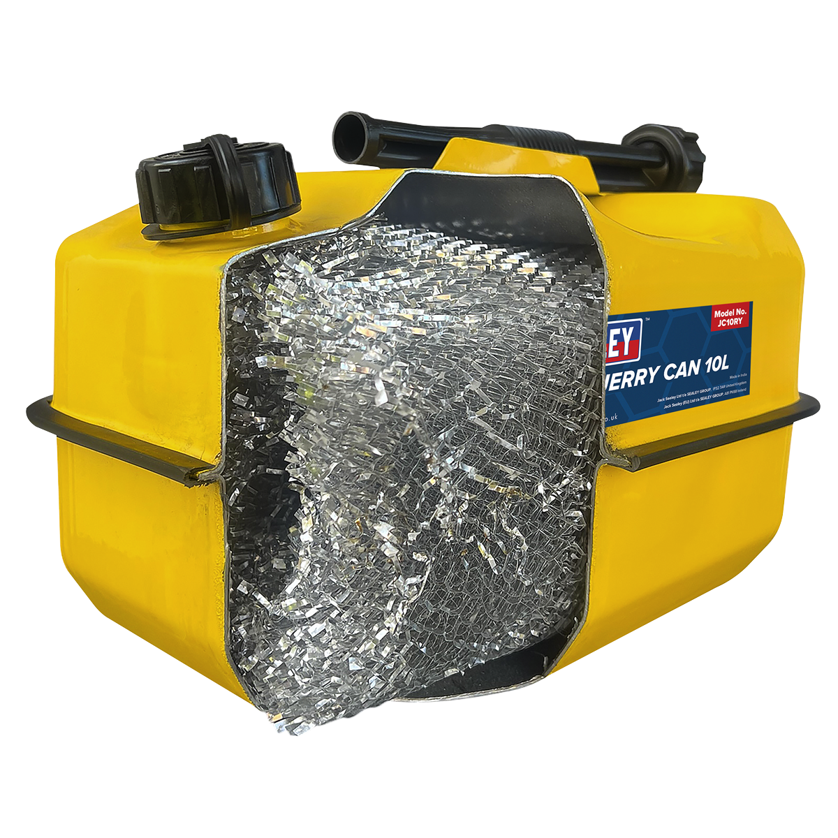 Sealey JC10RY Explosive-Safe Jerry Can 10L - Yellow - additional view 7