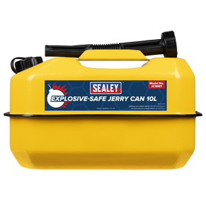 Sealey JC10RY Explosive-Safe Jerry Can 10L - Yellow - additional view 4