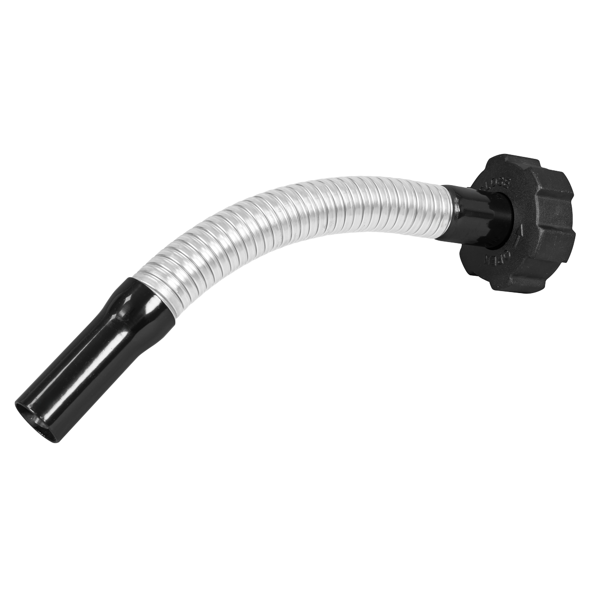 Sealey JC1SCB Flexi Pouring Spout for Screw Cap Jerry Cans - Black