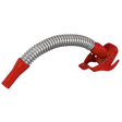 Sealey JC20P/S Flexible Pouring Spout for JC5M, JC10 & JC20 - Red