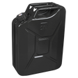 Sealey JC20SCB Screw Cap Metal Jerry Can 20L - Black