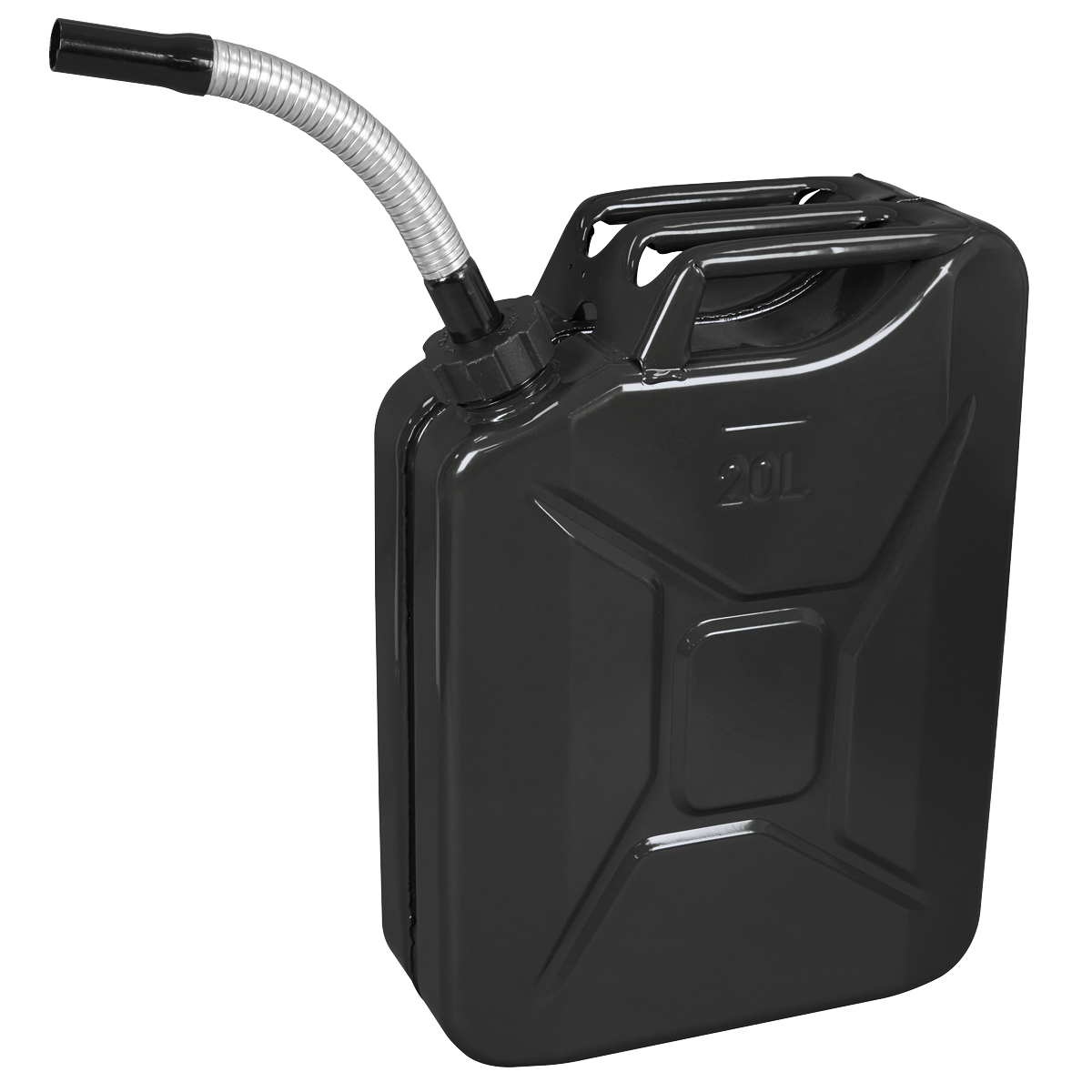 Sealey JC20SCB Screw Cap Metal Jerry Can 20L - Black - additional view 10