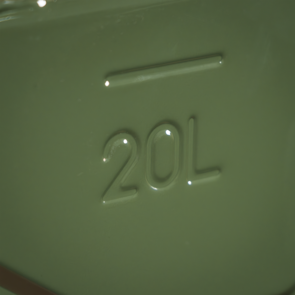 Sealey JC20SCG Screw Cap Metal Jerry Can 20L - Green - additional view 5