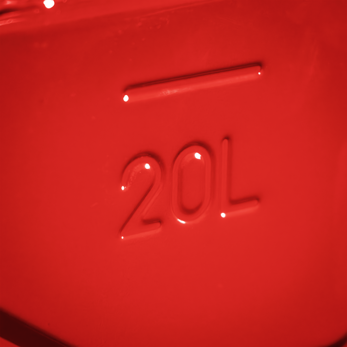 Sealey JC20SCR Screw Cap Metal Jerry Can 20L - Red - additional view 4