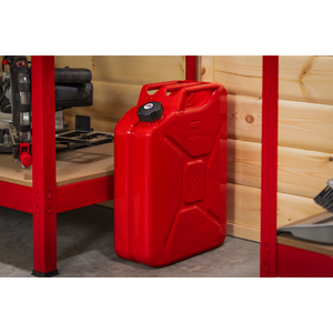 Sealey JC20SCR Screw Cap Metal Jerry Can 20L - Red - additional view 7