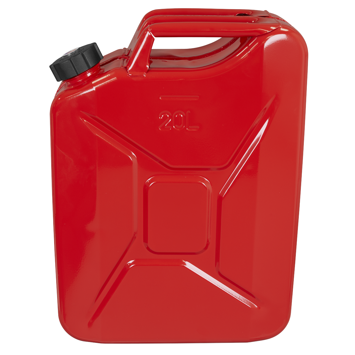 Sealey JC20SCR Screw Cap Metal Jerry Can 20L - Red - additional view 2