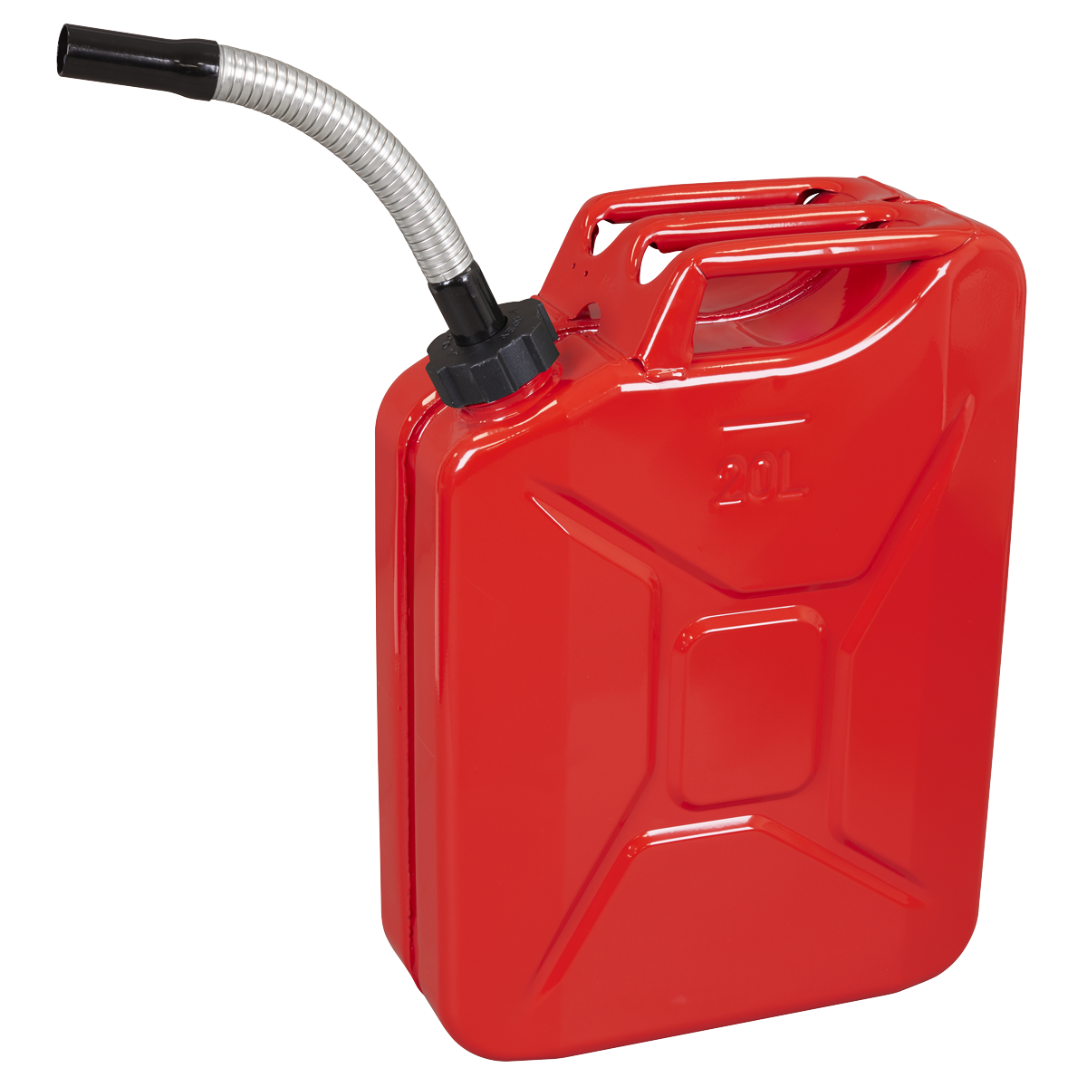 Sealey JC20SCR Screw Cap Metal Jerry Can 20L - Red - additional view 3