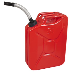 Sealey JC20SCR Screw Cap Metal Jerry Can 20L - Red - additional view 3