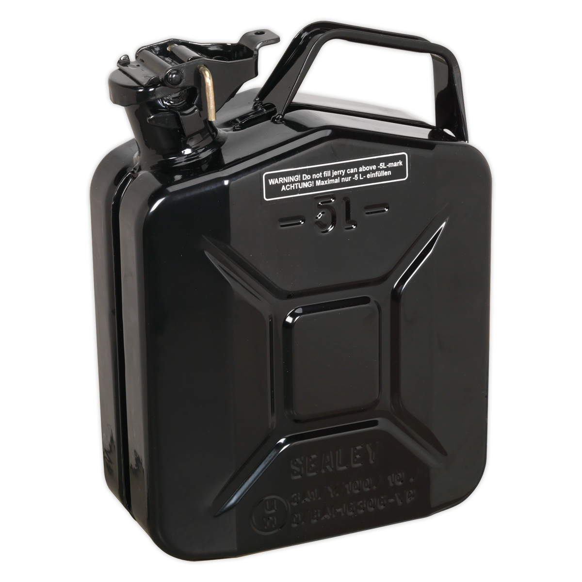 Sealey JC5MB Jerry Can 5L - Black