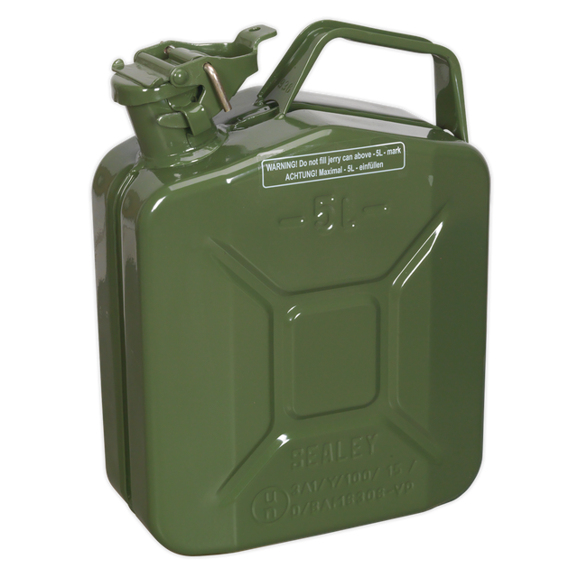 Sealey JC5MG Jerry Can 5L - Green