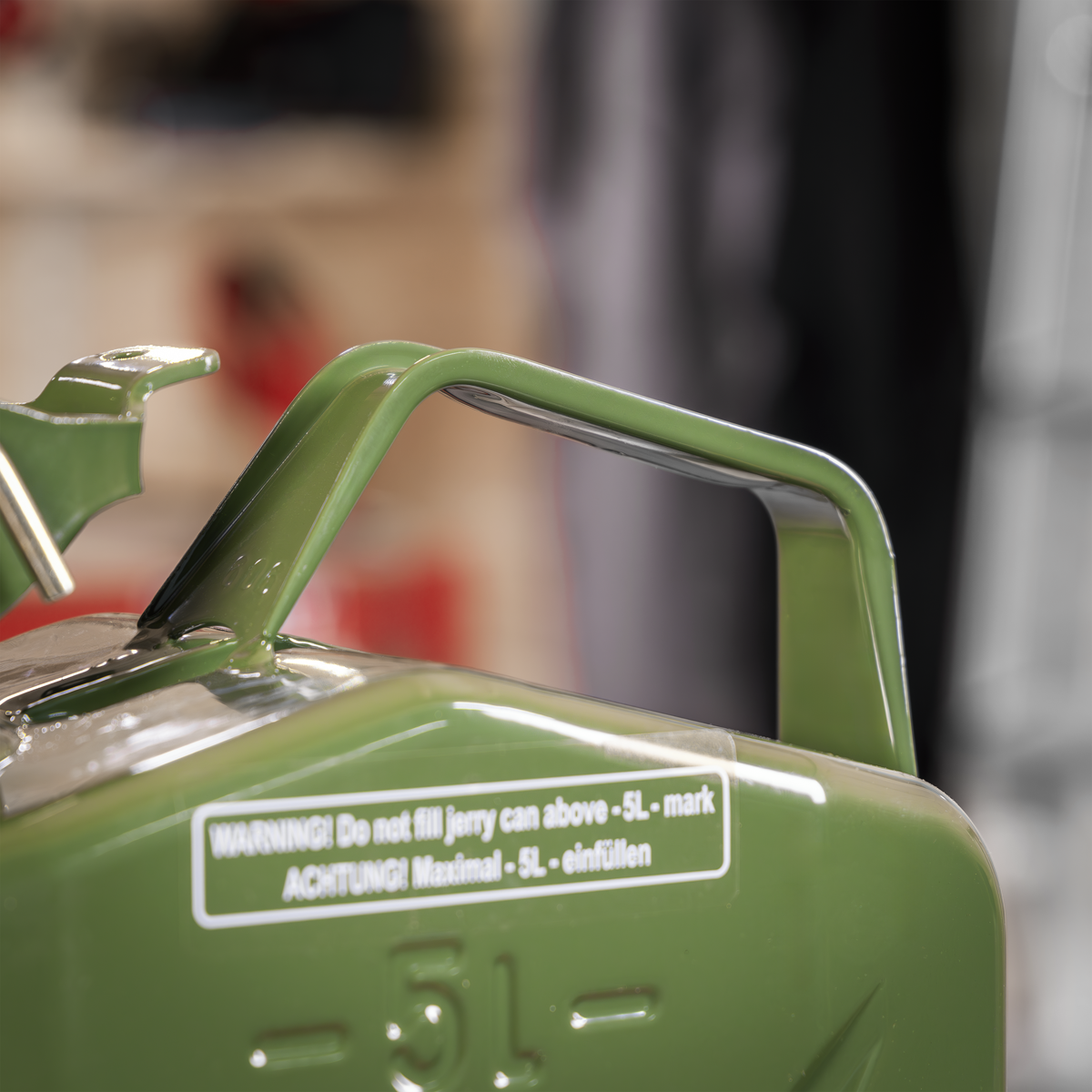 Sealey JC5MG Jerry Can 5L - Green - additional view 5