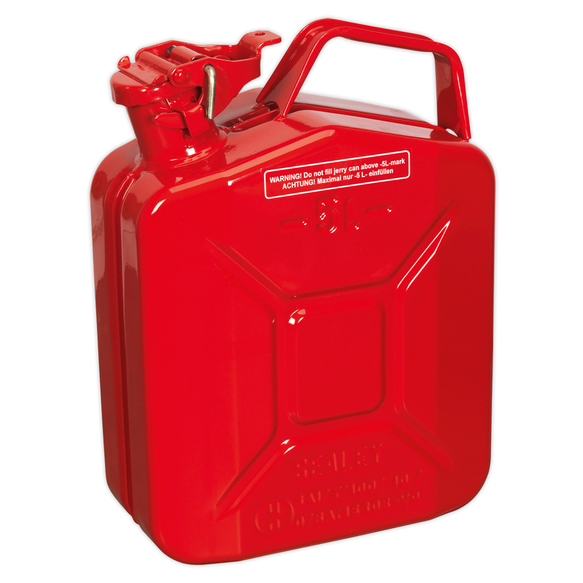 Sealey JC5MR Jerry Can 5L - Red